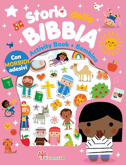 Storie della Bibbia. Activity book bambine. Ediz. a colori - copertina