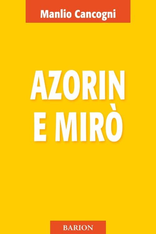 Azorin e Mirò - Manlio Cancogni - copertina