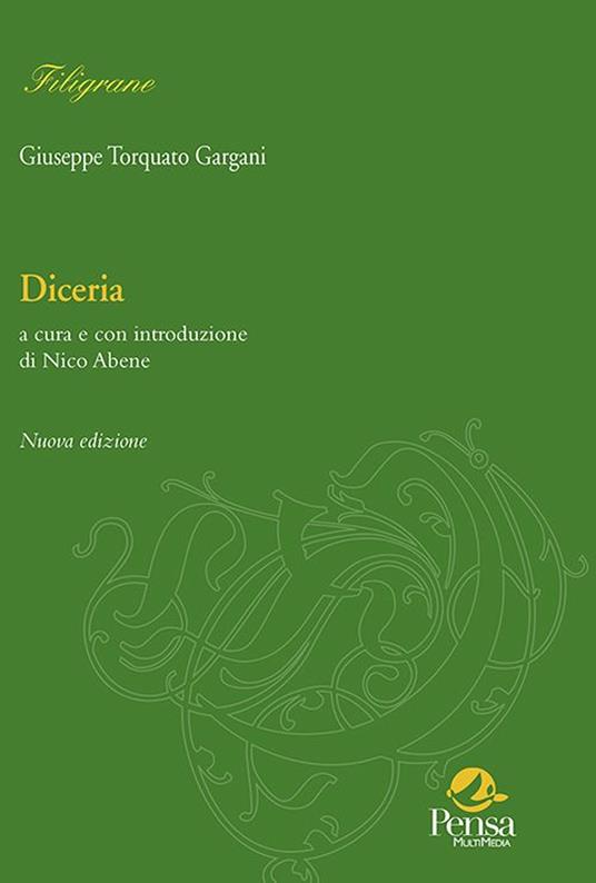 Diceria - Giuseppe T. Gargani - copertina