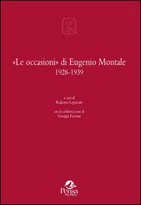 «Le occasioni» di Eugenio Montale 1928-1939 - copertina