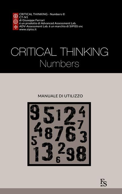 Critical thinking numbers. Ediz. italiana - Giuseppe Ferrari - copertina