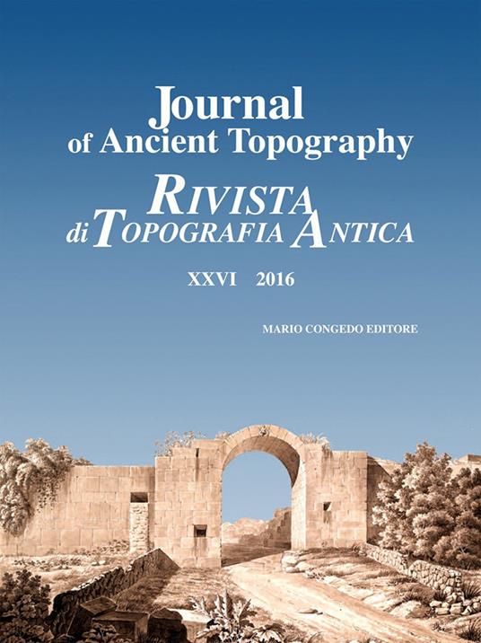Journal of ancient topography-Rivista di topografia antica (2016). Vol. 26 - copertina