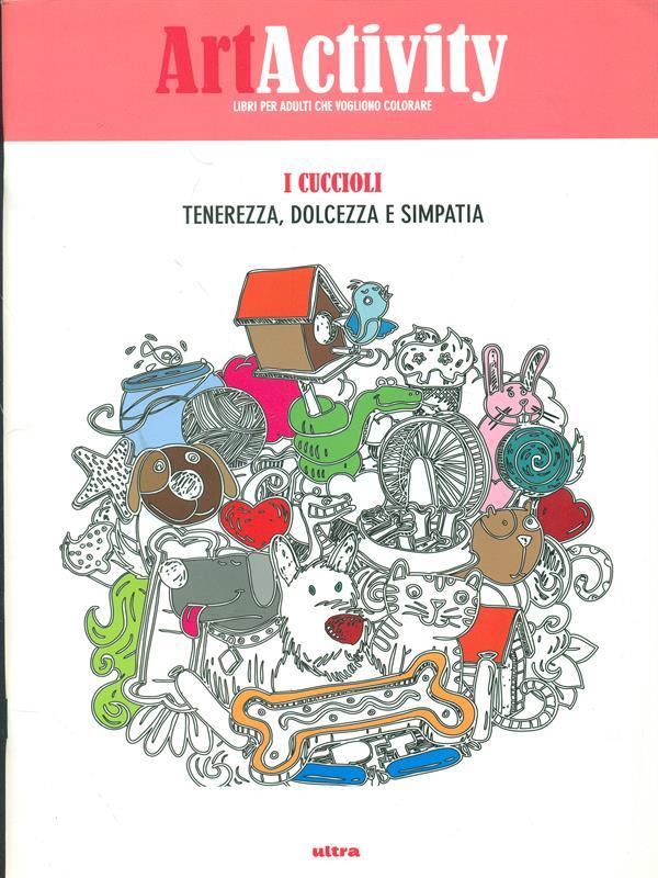 Art activity. I cuccioli. Tenerezza, dolcezza e simpatia