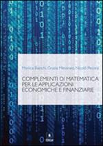 Complementi di matematica per le applicazioni economiche e finanziarie