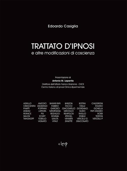 Trattato d'ipnosi e altre modificazioni di coscienza - Edoardo Casiglia - copertina