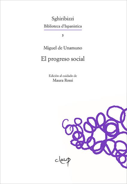 El progreso social - Miguel de Unamuno - copertina