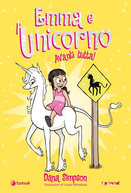 Emma e l'unicorno. Avanti tutta! - Dana Simpson - copertina