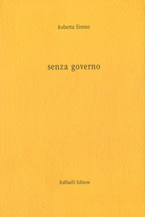 Senza governo - Roberta Sireno - copertina