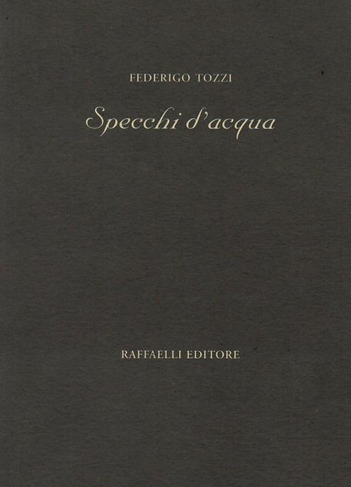 Specchi d'acqua - Federigo Tozzi - copertina