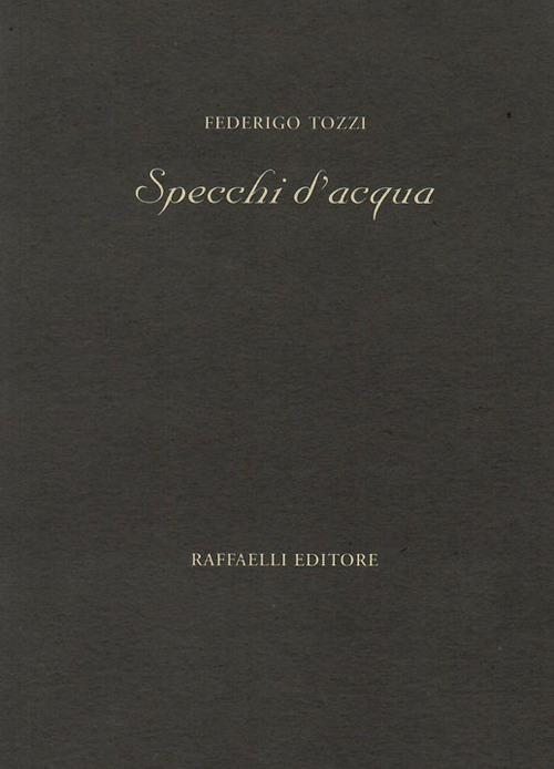 Specchi d'acqua - Federigo Tozzi - copertina