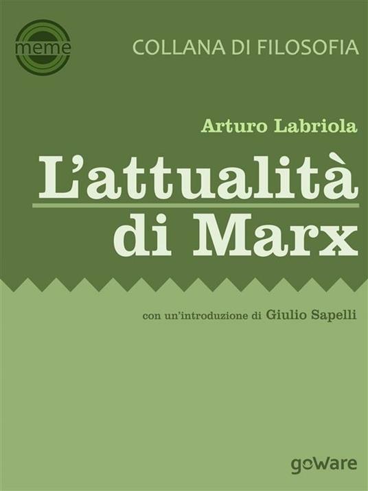 L' attualità di Marx - Arturo Labriola - ebook