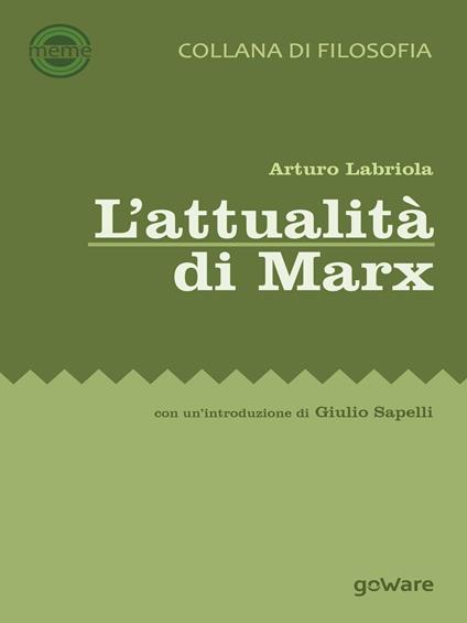 L'attualità di Marx - Arturo Labriola - copertina