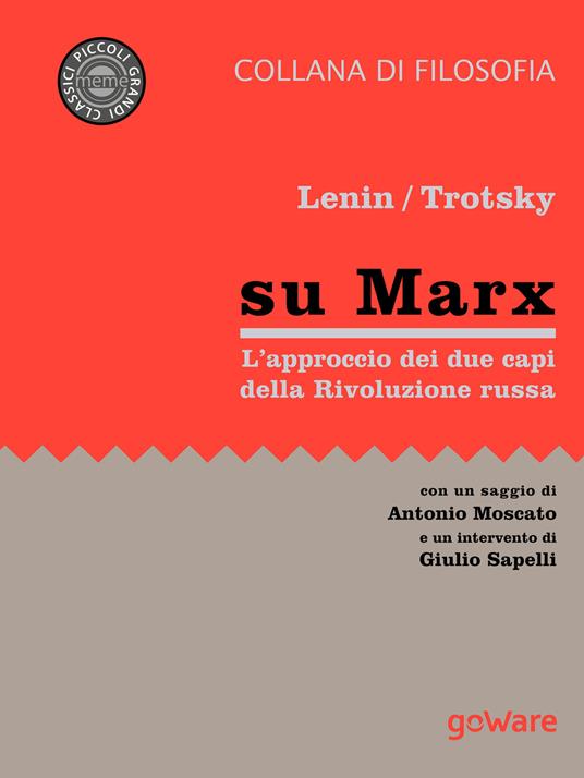 Su Marx. L’approccio dei due protagonisti della Rivoluzione russa - Lenin,Lev Trotsky - copertina