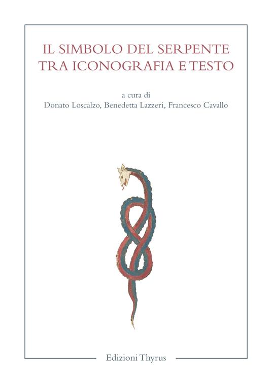 Il simbolo del serpente tra iconografia e testo - copertina