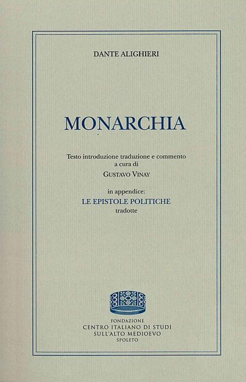 Monarchia - Dante Alighieri - copertina