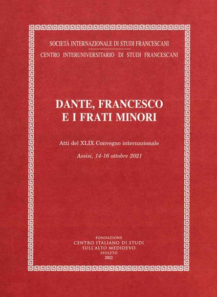 Dante, Francesco e i frati minori - copertina