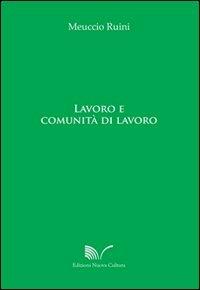 Lavoro e comunità di lavoro - Meuccio Ruini - copertina
