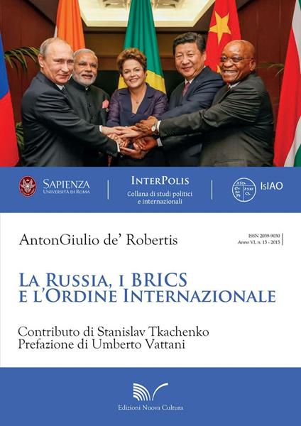 La Russia e i Brics e l'ordine internazionale - A. Giulio De Robertis - copertina