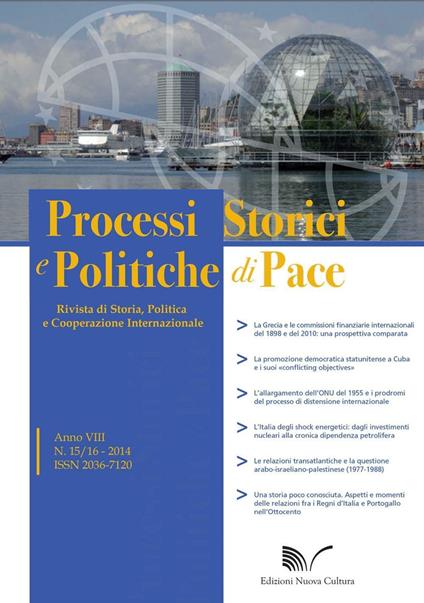 Processi storici e politiche di pace (2014). Vol. 15-16 - Alfredo Breccia - copertina