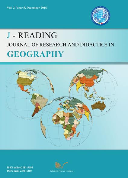 J-Reading. Journal of research and didactics in geography (2016). Vol. 2 - Gino De Vecchis - copertina