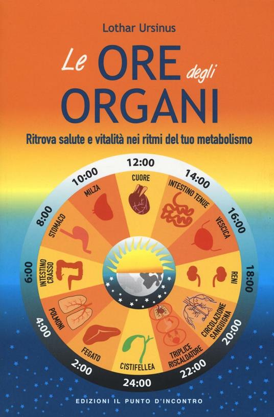 Le ore degli organi. Ritrova salute e vitalità nei ritmi del tuo metabolismo - Lothar Ursinus - copertina