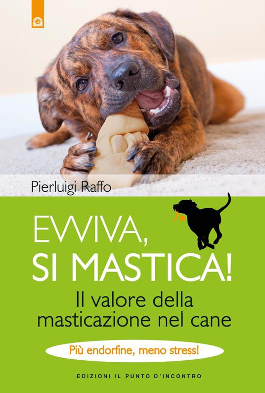Evviva, si mastica! Il valore della masticazione nel cane. Più endorfine, meno stress! Ediz. a colori - Pierluigi Raffo - copertina