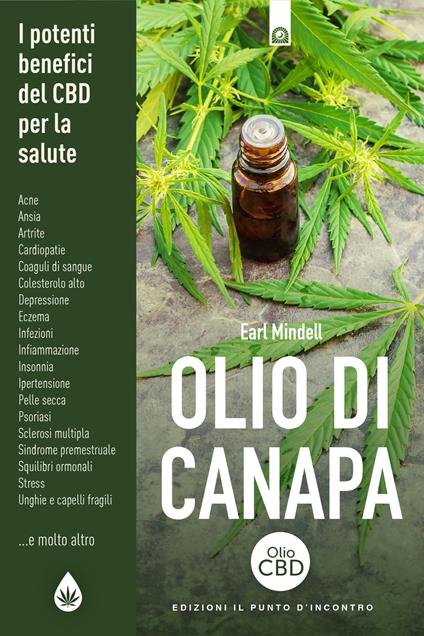 Olio di canapa. I potenti benefici del CBD per la salulte - Earl Mindell - copertina