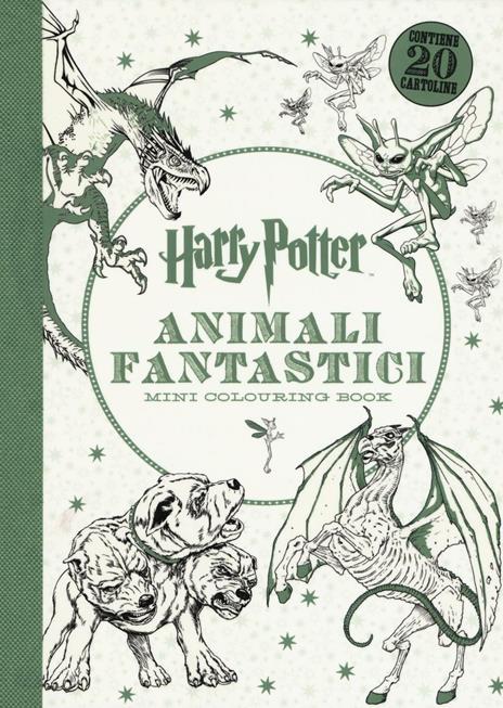 Harry Potter. Animali fantastici. Mini colouring book. Ediz. illustrata - copertina