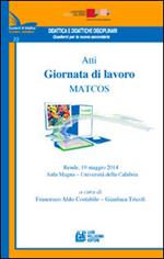 Atti Giornata di lavoro MATCOS