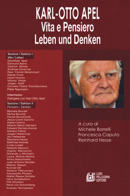 Karl-Otto Apel. Vita e pensiero-Leben und Denken - copertina