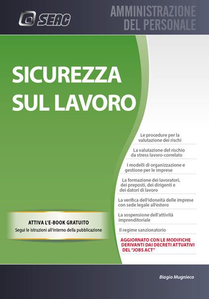 Sicurezza sul lavoro - Biagio Mugnieco - copertina