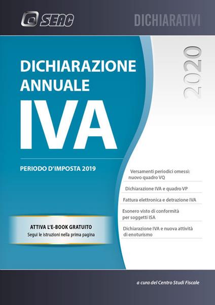 Dichiarazione annuale IVA - copertina