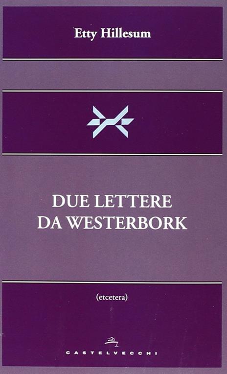Due lettere da Westerbork - Etty Hillesum - copertina