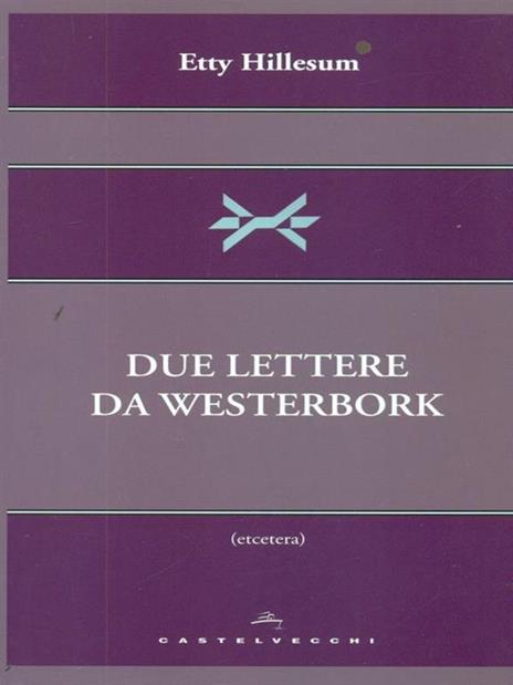 Due lettere da Westerbork - Etty Hillesum - copertina