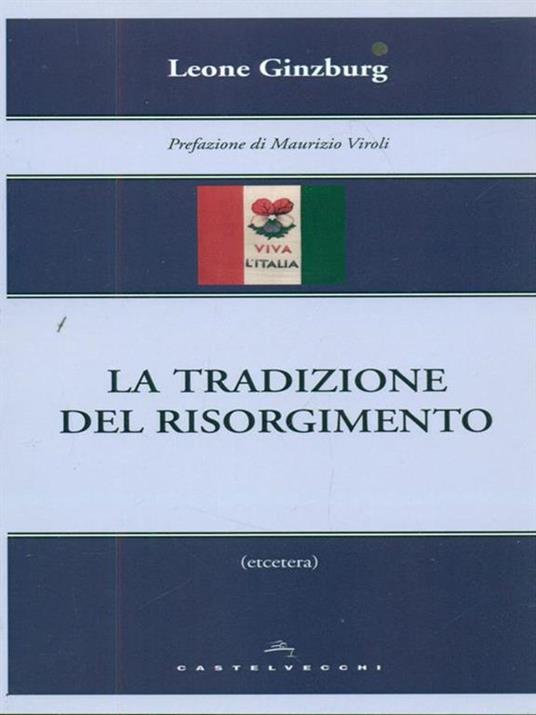 La tradizione del Risorgimento - Leone Ginzburg - copertina