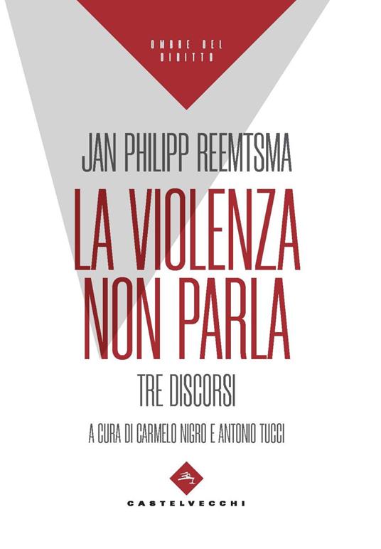 La violenza non parla. Tre discorsi - Jan Philipp Reemtsma - copertina