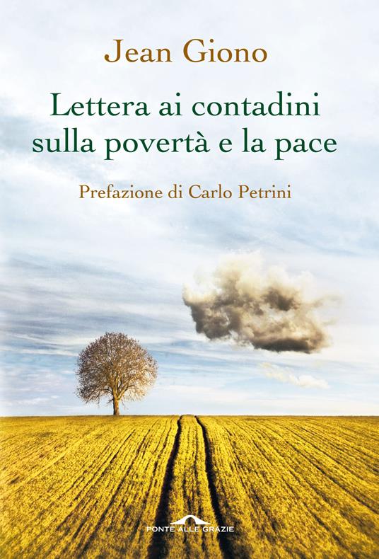 Lettera ai contadini sulla povertà e la pace - Jean Giono - copertina