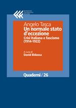 Un normale stato d'eccezione. Crisi italiana e fascismo (1914-1922)