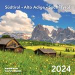 Südtirol Postkartenkalender. Alto Adige–South Tyrol. Calendario 2024. Ediz. multilingue