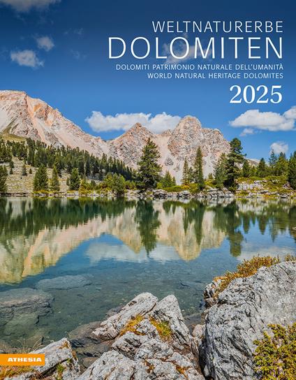 Weltnaturerbe Dolomiten. Kalender 2025 - copertina