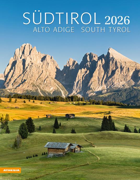 Südtirol. Alto Adige. Calendario grande 2026 - copertina