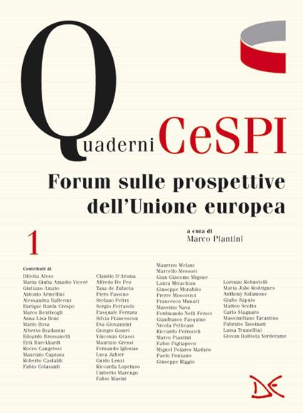 Forum sulle prospettive dell'Unione europea - copertina