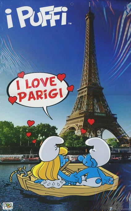 I love Parigi... con i puffi. Travel Book. Ediz. illustrata - Marilla Pascale - copertina