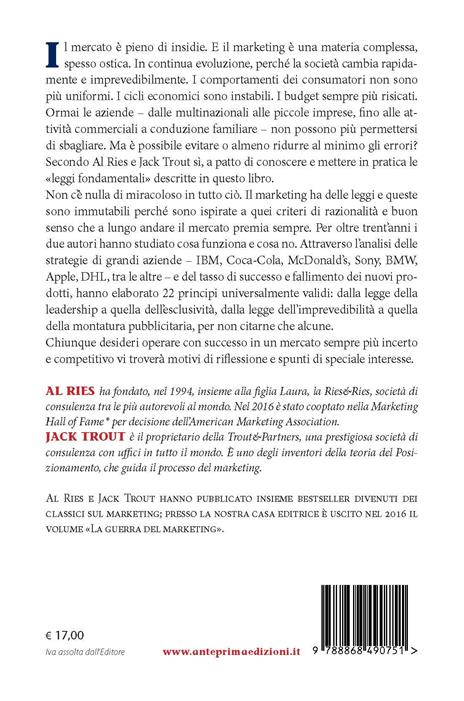 Le 22 immutabili leggi del marketing. Se le ignorate, è a vostro rischio e pericolo! - Al Ries,Jack Trout - 3