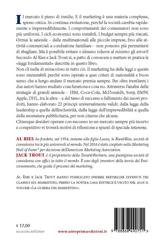 Le 22 immutabili leggi del marketing. Se le ignorate, è a vostro rischio e pericolo! - Al Ries,Jack Trout - 3