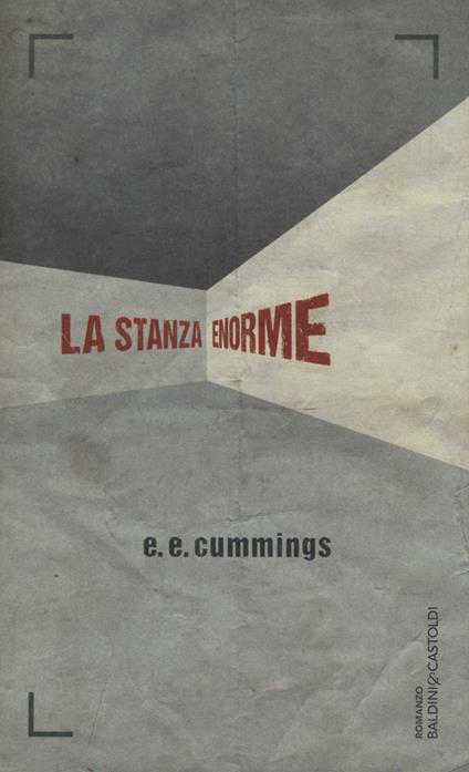 La stanza enorme - Edward E. Cummings - copertina