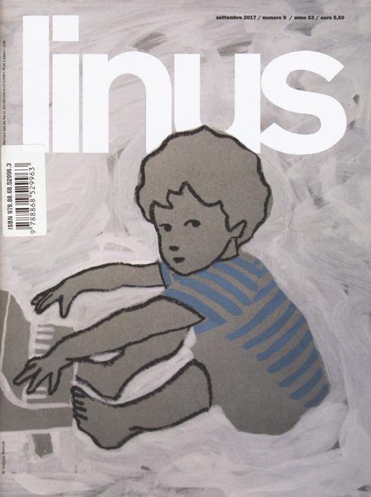 Rivista Linus. Settembre 2017 - copertina