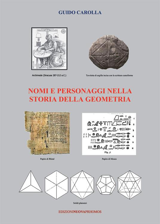 Nomi e personaggi nella storia della geometria - Guido Carolla - copertina