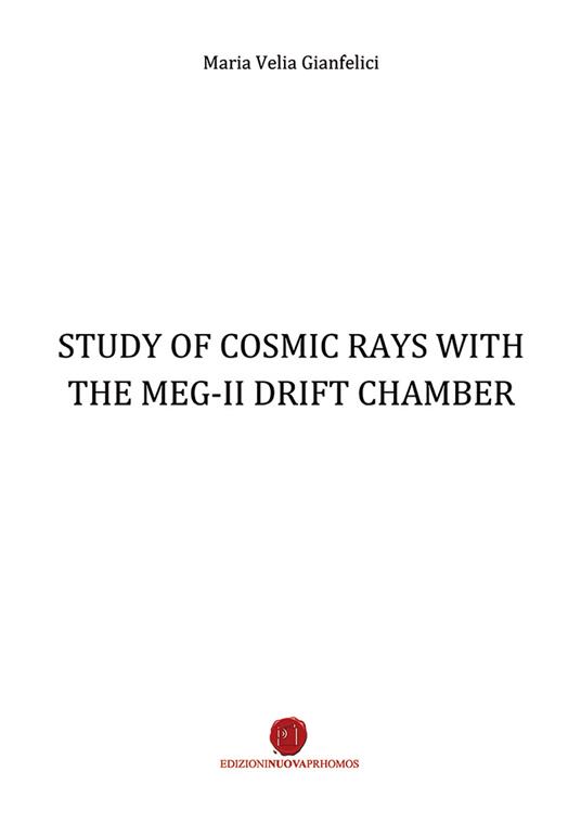 Study of cosmic rays with the Meg-II drift chamber - Maria Velia Gianfelici - copertina