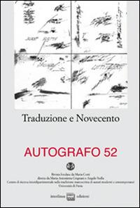 Autografo 52. Traduzione e Novecento - copertina